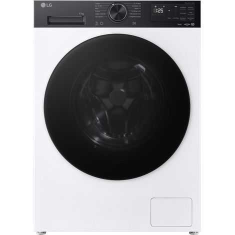 LG F4NX5011TKB Lavatrice Intelligente 11 kg Classe A-40% Bianco/Nero