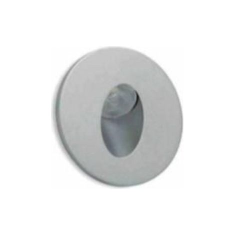 Wall recessed LIGUR Round IP44 LED SMD 3W 160lm(160lm) CRI80 3000K Alluminio anodizzato
