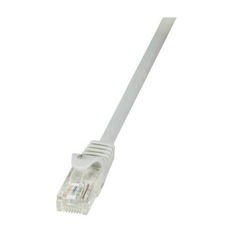 Câble réseau RJ45 CAT 6 U / UTP LogiLink - 2 connecteurs RJ45 - 1 m - Gris - CP2032U (1/2)