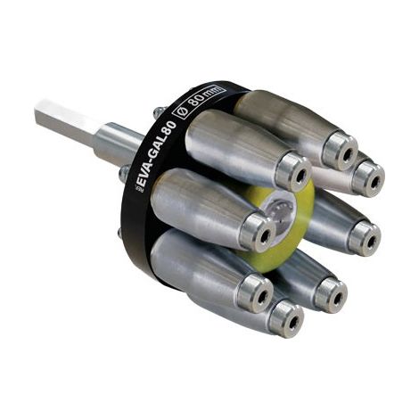Jouanel – Évaseur à galets Ø 80 mm – Profondeur d'évasement réglable jusqu'à 100 mm – Vitesse d'évasement 150 à 500 t/min – Pour acier et inox (1/3)