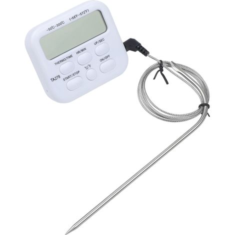 Thermomètre de cuisson numérique avec sonde 1,5 m (1/5)