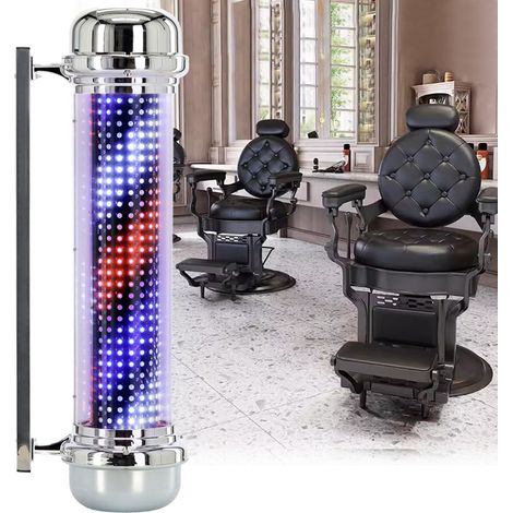 Lampada a LED da soffitto a colonna per barbiere, insegna pubblicitaria per salone di bellezza, 90 cm (1/4)
