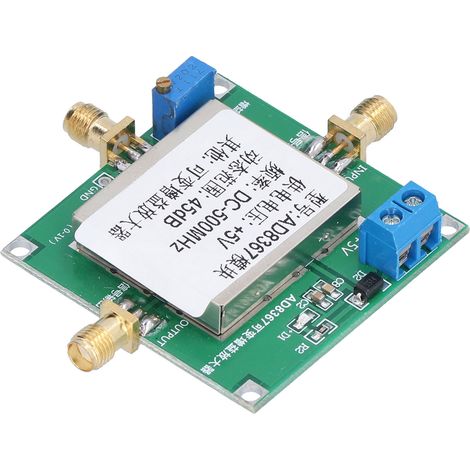 AD8367 500-MHz-HF-Breitband-Signalverstärkermodul, 45 dB lineare variable Verstärkung, AGC, VCA, 0–1 V (1/5)