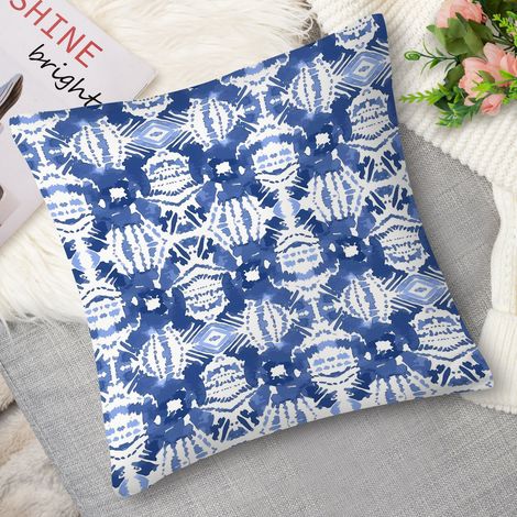Housse de coussin,Coussin décoratif coquille nautile rétro (1/5)