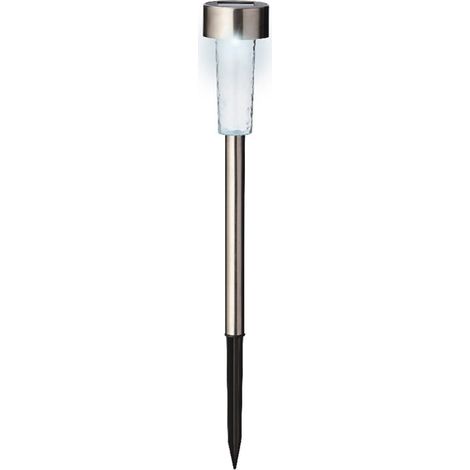 Solar Gartenlampe 28cm LED kaltweißes Licht