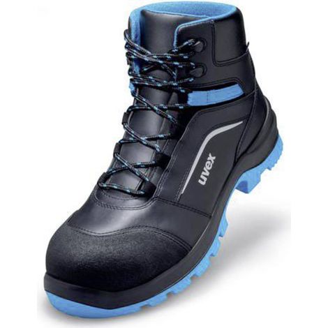 uvex 2 xenova® 9556243 ESD Stivali di sicurezza S3 Taglia delle scarpe (EU): 43 Nero, Blu 1 Paio/a (1/5)