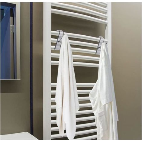 Crochet Radiateur - Non spécifié - 8 Pcs - Transparent - Plastique - Salle de bain (1/4)