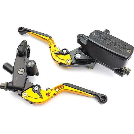 Pompe de frein supérieure pour moto CB400, petite moto de route japonaise Ninja 350, pompe de frein supérieure universelle CM300 VT250 (dorée) (1/5)