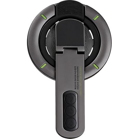 Support magnétique pour téléphone avec anneau et base rotative à 360° Support de bureau pour hommes, femmes et adultes, idéal pour l'enregistrement, le tournage, le streaming, à utiliser au chevet, à