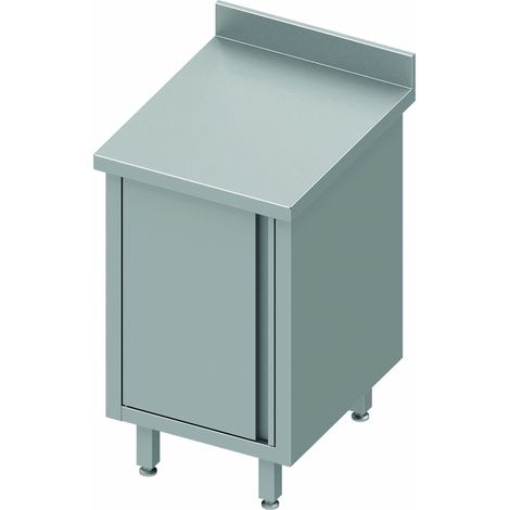 Table Armoire Inox Adossée - 1 Porte - Gamme 600 - Stalgast