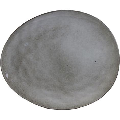6 Piatti Piano 27,5 Cm Galet Grigio - Au Grès Du Temps - Home Deco Factory - Cmp