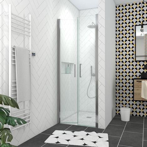 Pacco doccia 90x200 cm + vassoio doccia con piastrelle 90x140 sovrapposizione