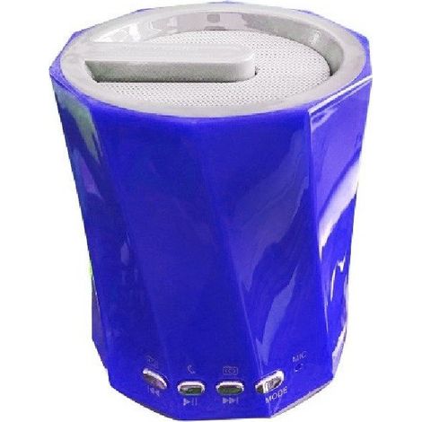 Trade Shop - LAUTSPRECHER BLUETOOTH MP3 FREISPRECHFUNK LED MICRO SD FM RADIO LAUTSPRECHER WS-Y89B - (1/2)