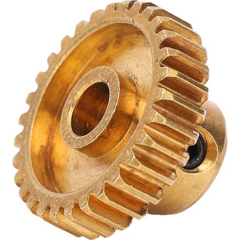 30-Zahn-Kettenrad, 6 mm Mittelloch, Messingzahnrad, Industrieroboter-Hardware-Zubehör (1/5)