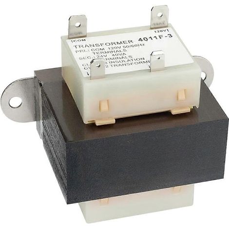 4011F-3 Convertisseur de puissance Trane 120 V vers 24 V (ancien modèle 40 VA) - pour fournaises et systèmes de chauffage, ventilation et climatisation (CVC), 24 volts (1/5)