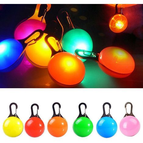 Wasserdichtes LED-Blinklichthalsband für Hunde oder Katzen (6er-Packung)