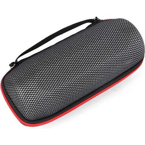 JBL Charge 5 tragbarer, wasserdichter Bluetooth-Lautsprecher, reisefreundlich und mit Aufbewahrungsmöglichkeit aus Netzgewebe.