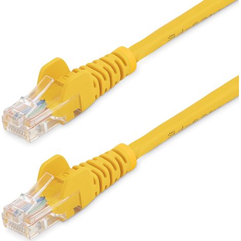 StarTech.com 3m Cat5e RJ45 UTP Netzwerkkabel Snagless - Cat 5e Patchkabel - Gelb