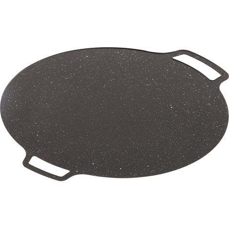 Poêle à griller ronde avec sac de rangement, grille antiadhésive pour barbecue, idéale pour le camping et la cuisine, 36 cm / 14 pouces (1/5)