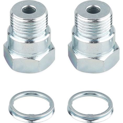 42009 Guarnizione anti-sporco per candela - Guarnizione di tenuta da 18 mm, adattatore per candela, accessori per auto, confezione da 2 (1/2)