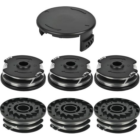 Bobine Fil Coupe Bordure pour Parkside Rotofil, 6 Bobines et 1 Couvercle, Fil Débroussailleuse (1/5)