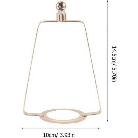 Harpe de lampe, abat-jour en métal, adaptateur d'abat-jour, accessoire d'éclairage DIY (1/5)