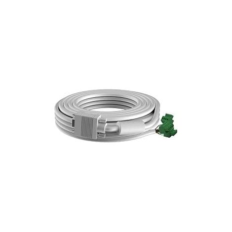 VISION Techconnect 10m White VGA cable Câble VGA de qualité installation - phoenix (m) à VGA (m) - 28 AWG - diamètre extérieur 8 mm - 10 m - blanc