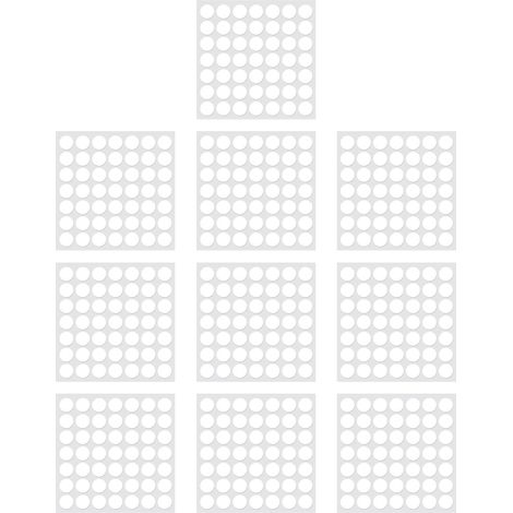 490 pièces Pare-Chocs en Silicone 15x1mm Transparent Auto-adhésif Pare-Chocs Dessus de Table en Verre antidérapant pour Meubles (1/5)