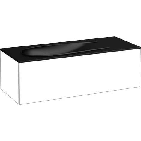 LAUFEN Il Bagno Alessi Lavabo sobre encimera, sin agujero para