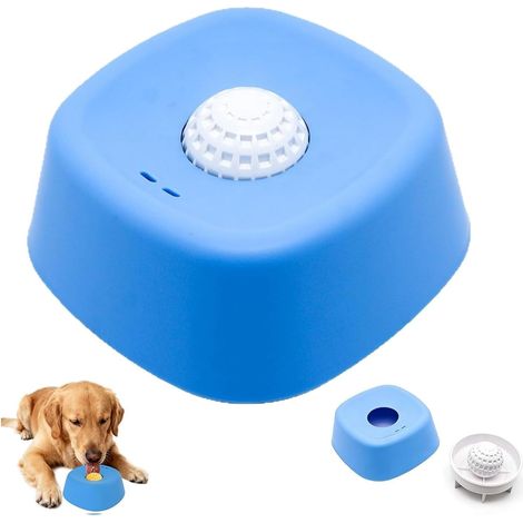 Filiyano-Balle à lécher pour chiens, gamelle anti-glouton pour aliments liquides, balle interactive antidérapante pour chiens, bleue apaisante (1/4)