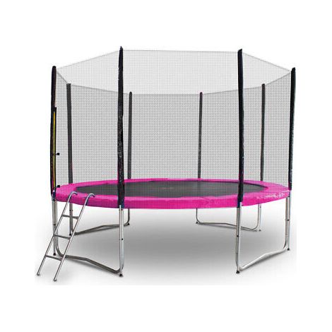 Gartentrampolin Trampolin 250cm Modell 2019 Randabdeckung Pink