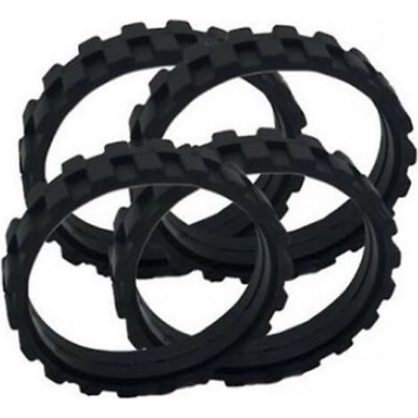 4 pneus adaptés aux roues de l'aspirateur robot Roomba (1/4)