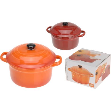 Bol de porcelana para hornear con tapa de 300 ml.