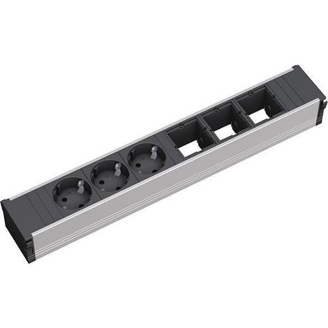 Bachmann CONI regleta de mesa negro plateado 356 mm