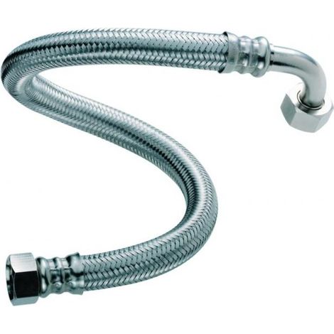 Flexible sanitaire coudé 20 x 27 mm DN13 – Longueur 1500 mm – Connexions femelles pour appareils sanitaires – Altech (1/2)