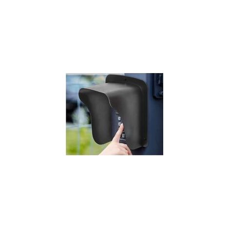 Couvercle métallique étanche pour sonnette et serrure – Protection contra intempéries – Métal laminé à froid – Instalación rápida