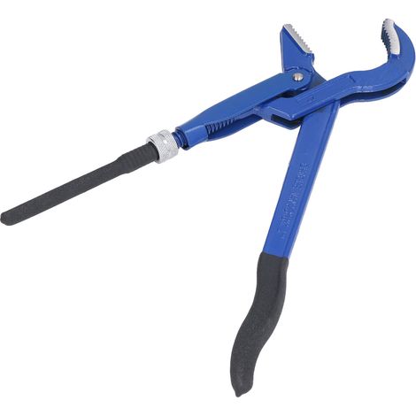 Clé à tuyau réglable 45° acier carbone forgé pour plomberie salle de bain serrage métrique 0-70mm 1 pièce (1/5)