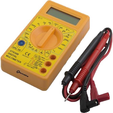 Tester Digitale Dt830b Cristalli Liquidi Ac Dc Test Resistenza Diodi Transistor