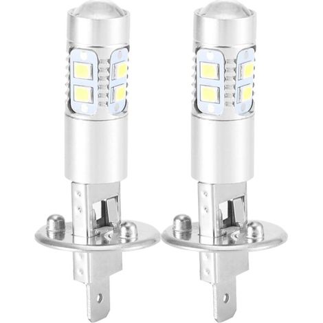 H1 100W LED-Lampe, Scheinwerferlampen, Nebelscheinwerfer, 360°-Scheinwerferlampen, 2er-Set H1 6000K Superweiß 100W LED-Lampen, H1 LED-Autoscheinwerferlampen, H1 100W LED-Leuchten