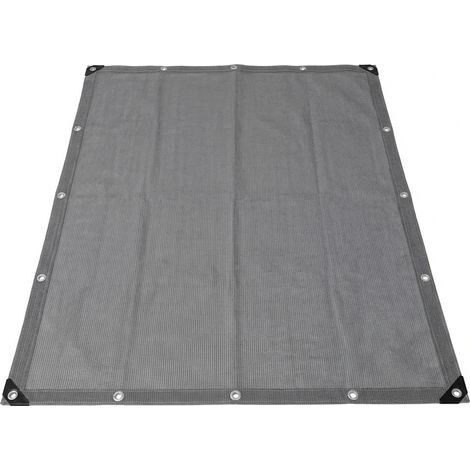 JSSEVN - Vela de sombra impermeable, resistente al viento y con un 98 % de protección UV - 200 g/m² 1x2m - 100 % poliéster - Protección solar para barandillas (1/5)