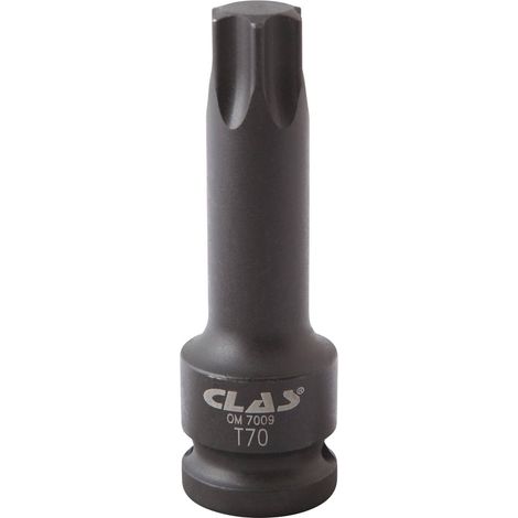 Douille embout choc torx T70 1/2" Cr-Mo - SA 7026 - CLAS Equipements