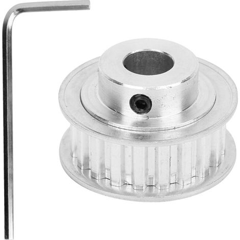 Roue synchrone en alliage d'aluminium type XL 20 dents, fournitures pour l'automatisation industrielle, 20 dents, 6 mm, type XL (1/5)