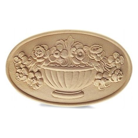 Fregio in pasta di legno per decorare e restauri 15.4x9.1cm  4850
