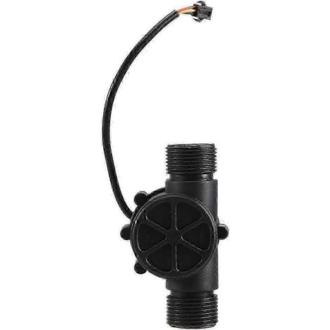 capteur de débit d'eau DN25 DC3,5-24 V 1 pouce 2-100 L/min, débitmètre à effet Hall pour pompe à chaleur et chauffe-eau, compteur de débit. (1/5)