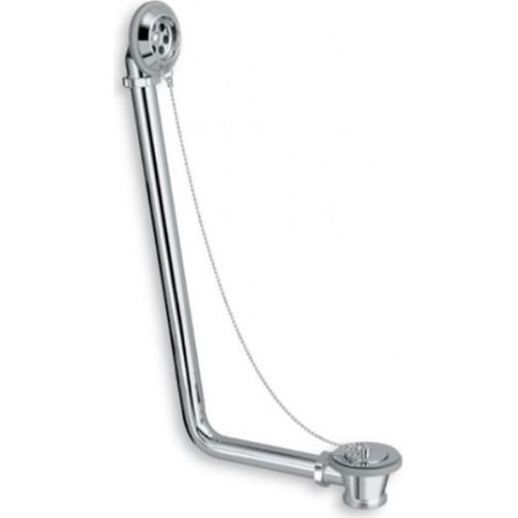 Vidage baignoire ancienne en laiton massif chromé – Compatible siphon vertical/horizontal CRAWLEY – Installation facile – Rogier&Mothes