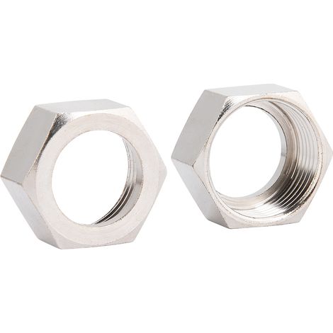 4 soufflets 3/4 pouce 3/4" écrous hexagonaux pour tuyau ondulé de chauffe-eau 20 mm (4 pièces plaquées cuivre) (1/5)