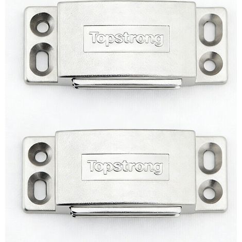 TOPSTRONG Magnetischer Schrankverschluss, ideal für Schranktüren und Schränke, einfache Montage, magnetischer Schranktürverschluss im Lieferumfang enthalten