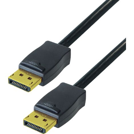 Display port cable displayport plug 20 pin to displayport plug 20 pin, alta qualità, 1,0 m, displayport versione 2.0 uhbr10 (1/2)