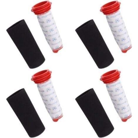 4-Pack Foam Filters and Micro-Sanitary Filters for Bosch BCH6ZOOO and Bosch BBH625W60 Cordless Vacuum Cleaners