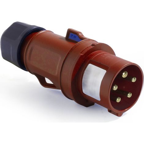 Connecteur industriel RS PRO, 3P+N+E, 32A, 380  415 V, Montage sur câble ( Prix pour 1 )